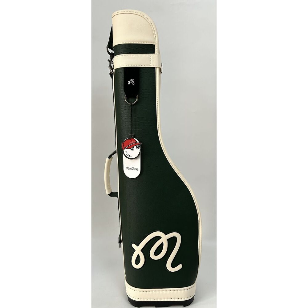 Malbon Stand Half Case Caddy Bag Pink Self-Supporting Golf Bag Green
